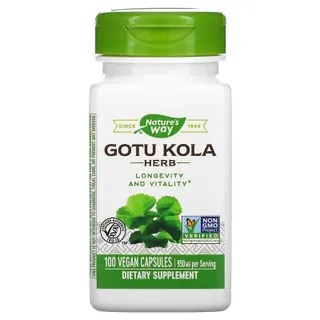 Натуральна добавка Nature's Way Gotu Kola Herb 950 mg, 100 вегакапсул