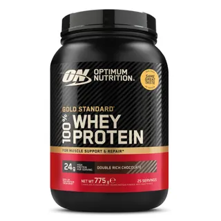 Сироватковий протеїн Optimum Nutrition Gold Standard 100% Whey EU, 775 грам - Подвійний шоколад