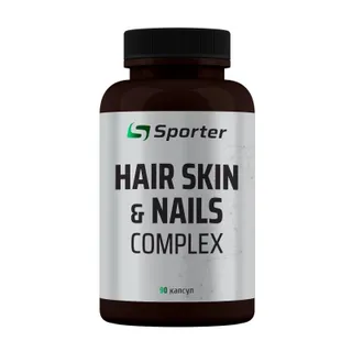 Комплекс для волосся, шкіри та нігтів Sporter Hair Skin & Nails, 90 капсул