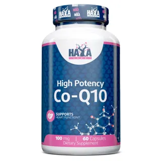 Натуральна добавка Haya Labs Co-Q10 100 mg High Potency, 60 капсул