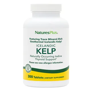 Вітаміни та мінерали Natures Plus Kelp, 300 таблеток