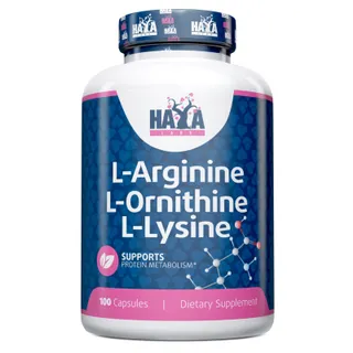 Стимулятор тестостерону Haya Labs L-Arginine L-Ornithine L-Lysine, 100 капсул