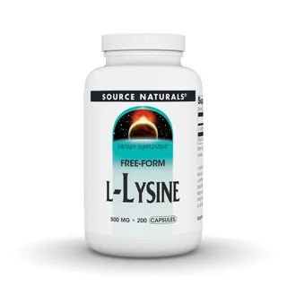 Незамінна амінокислота Source Naturals L-Lysine 500 mg, 250 таблеток