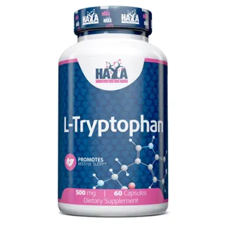 Амінокислота Haya Labs L-Tryptophan 500 mg, 60 капсул