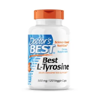 Амінокислота Doctor's Best L-Tyrosine 500 mg, 120 капсул