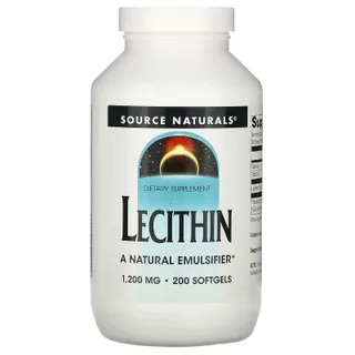 Лецитин Source Naturals Lecithin 1200 mg, 200 капсул