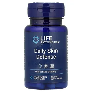 Комплекс для шкіри Life Extension Daily Skin Defense, 30 вегакапсул