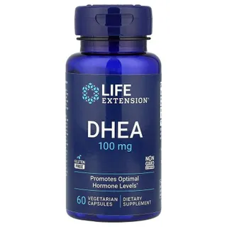 Стимулятор тестостерону Life Extension DHEA 100 mg, 60 вегакапсул