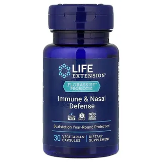 Пробіотики і пребіотики Life Extension FLORASSIST Probiotic Immune & Nasal Defense, 30 вегакапсул