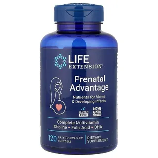 Вітаміни для вагітних Life Extension Prenatal Advantage, 120 капсул