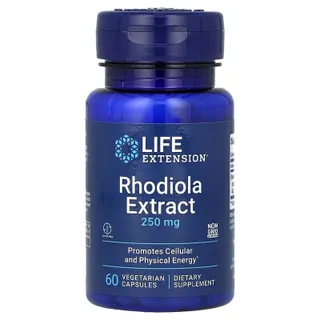 Екстракт радіоли Life Extension Rhodiola Extract 250 mg, 60 вегакапсул