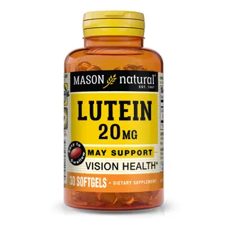 Натуральна добавка Mason Natural Lutein 20 mg, 30 капсул