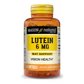 Натуральна добавка Mason Natural Lutein 6 mg, 60 капсул