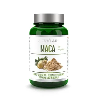 Екстракт маки та Бета-екдистерон ActivLab Maca, 60 капсул для підтримки загального самопочуття