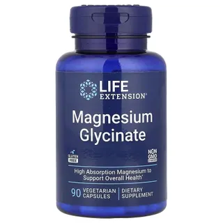 Гліцинат магнію Life Extension Magnesium Glycinate, 90 вегакапсул
