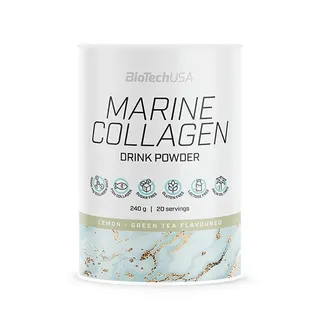 Морський колаген BioTech Marine Collagen, 240 грам - Зелений чай з лимоном