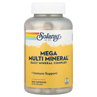 Мінеральний комплекс Solaray Mega Multi Mineral, 200 капсул