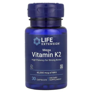 Вітамін K2 MK-4 Life Extension Mega Vitamin K2 45000 mcg, 30 капсул