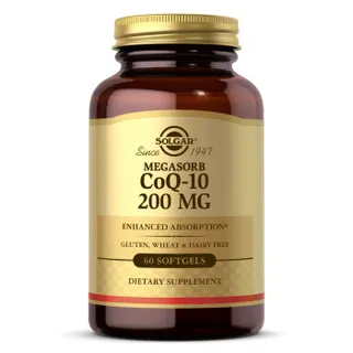 Натуральна добавка Solgar CoQ-10 200 mg Megasorb, 60 капсул