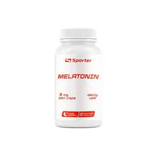 Натуральна добавка Sporter Melatonin 5 mg, 60 капсул