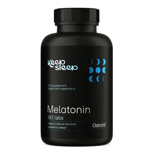 Натуральна добавка OstroVit Keep Sleep Melatonin, 180 таблеток