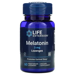 Натуральна добавка Life Extension Melatonin 3 mg, 60 льодяників