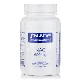 Амінокислота Pure Encapsulations NAC 600 mg, 90 капсул