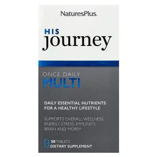Вітаміни для чоловіків Natures Plus His Journey Once Daily Multi, 30 таблеток
