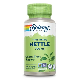 Натуральна добавка Solaray True Herbs Nettle Leaf 450 mg, 100 вегакапсул