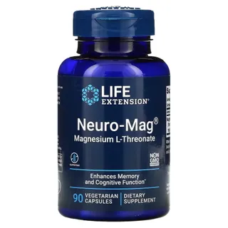 Вітаміни та мінерали Life Extension Neuro-Mag, 90 вегакапсул