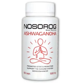 Екстракт кореня ашваганди Nosorog Ashwagandha, 60 капсул