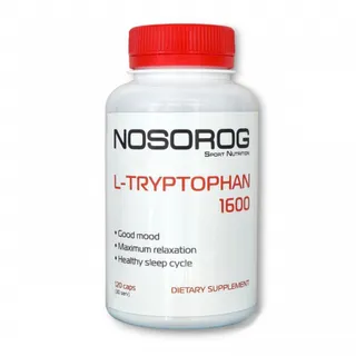 Триптофан Nosorog L-Tryptophan 1600, 120 капсул