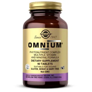 Вітаміни та мінерали Solgar Omnium Phytonutrient Complex Multiple Vitamin and Mineral Formula, 90 таблеток