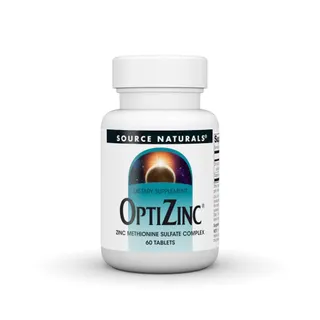 Цинк з міддю Source Naturals OptiZinc, 60 таблеток