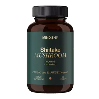 Гриб шиїтаке Mind Shi Shiitake Mushroom 1000 mg, 60 вегакапсул