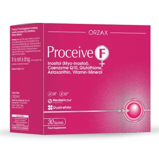 Формула для жінок Orzax Proceive F, 30 саше для підтримки здоров'я репродуктивної системи
