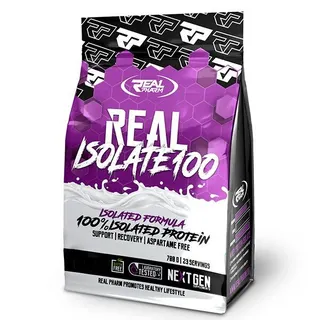 Сироватковий ізолят Real Pharm Real Isolate 100, 700 грам - Полуниця