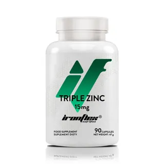 Три форми цинку IronFlex Triple Zinc, 90 капсул