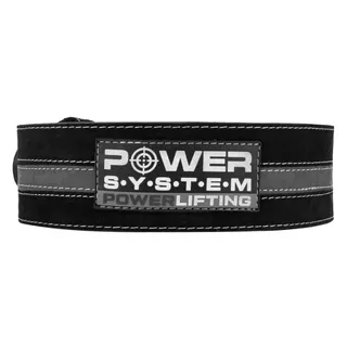 Пояс для важкої атлетики Power System PS-3800 PowerLifting, Black/Grey - L