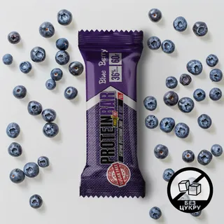 Батончик Power Pro Protein Bar 36% Sugar Free, 60 грам - Ягоди