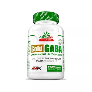 Амінокислота AMIX GreenDay ProVegan Gold GABA, 90 капсул