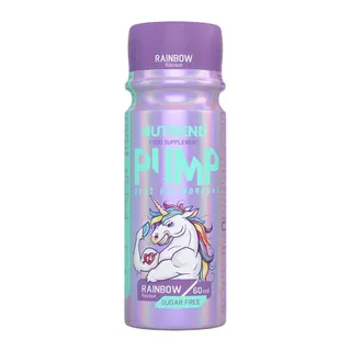 Передтренувальник без кофеїну Nutrend Pump Shot, 60 мл - Веселка