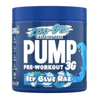 Передтренувальний комплекс Applied Nutrition Pump 3g Zero, 375 грам - Ожина