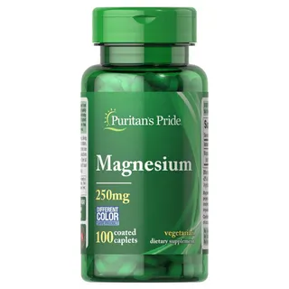 Вітаміни та мінерали Puritan's Pride Magnesium 250 mg, 100 каплет
