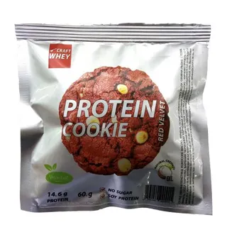 Протеїнове печиво Craft Whey Protein Cookie 60 грам, Red Velvet - Червоний оксамит