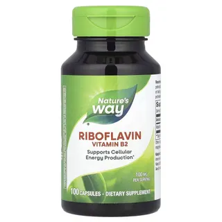 Рибофлавін Nature's Way Riboflavin, 100 капсул