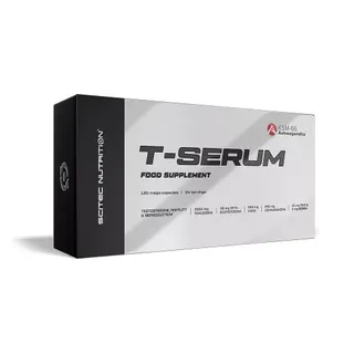 Екстракти рослин та мінерали Scitec Nutrition T-Serum, 120 капсул