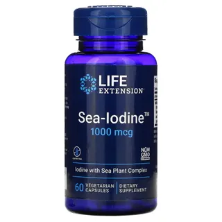Вітаміни та мінерали Life Extension Sea-Iodine 1000 mcg, 60 вегакапсул