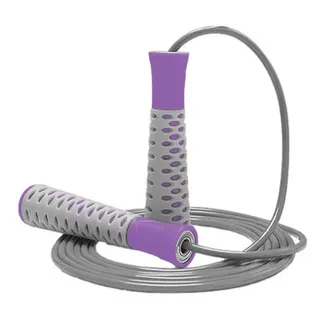 Скакалка Power Play 4206 2.75 м, Grey/Purple