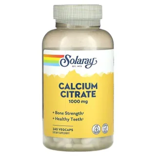 Вітаміни та мінерали Solaray Calcium Citrate, 1000 mg